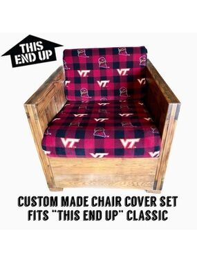 Virginia Tech Fans - THIS END UP Classic Machine Washable Hokie Slipcovers